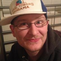 Right before I move my girlfriend took this picture of me. She knew someone from college that went on to help Obama's campaign in Iowa.
